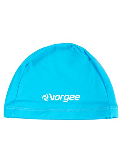 Vorgee Nylon Lycra Junior Swim Cap - Aqua Blue