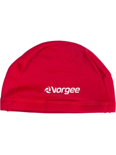 Vorgee Nylon Lycra Junior Swim Cap - Red