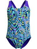 Speedo Digital Splashback One Piece - Indigo Glow