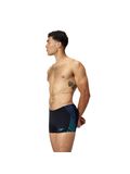 Speedo Tech Panel Aquashorts - Black/Cobalt Pop
