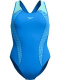 Speedo Laneback One Piece - Lagoon Blue