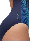Speedo Tech Panel Splice Medalist One Piece - Lagoon Blue