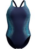 Speedo Tech Panel Splice Medalist One Piece - Lagoon Blue