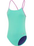 Speedo Solid Lane Line Back One Piece - Arctic Glass