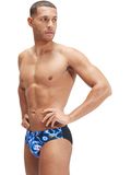 Speedo 7cm Briefs - Black/Cobalt/Blue