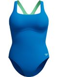 Speedo Flex Band Swim Bra One Piece - Lagoon Blue