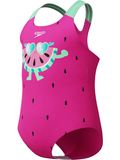 Speedo Toddlers One Piece - Watermelon/Neon Bubblegum