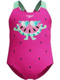 Speedo Toddlers One Piece - Watermelon/Neon Bubblegum