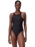 Speedo Solid Highneck One Piece - Anthracite