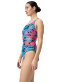 Speedo Powerback One Piece - Red/Blue