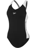 Speedo Splice One Piece - Black/White