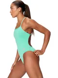 Speedo Solid V-Back 2.0 One Piece - Aqua Breeze