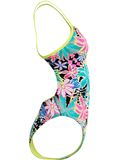 Speedo Printed V-Back 2.0 One Piece - Tropicana/Black
