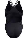 Speedo Performance Back One Piece - Black/Silver