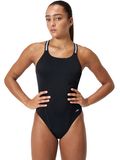 Speedo Performance Back One Piece - Black/Silver