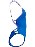 Speedo Solid Tri Back One Piece - Lagoon Blue/Indigo Glow