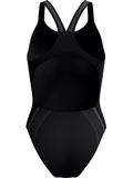 Speedo Printed Performance Back One Piece - Black