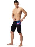 Speedo Placement Print Jammers - Electro Static/Black