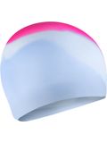 Speedo Multi Colour Swim Cap - Wineberry/White