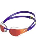 Speedo Fastskin Elite Mirrored Goggles - Violet & White