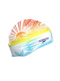 Speedo Printed Swim Cap - Volcanic Orange/Speedo Sunset