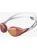 Speedo Fastskin Pure Focus Goggles - Ruby Mirror/Phoenix Red/White/USA Charcoal