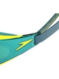 Speedo Fastskin Hyper Elite Goggles - Emerald Mirror/Hyper Yellow/Steel
