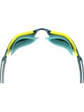 Speedo Fastskin Hyper Elite Goggles - Emerald Mirror/Hyper Yellow/Steel