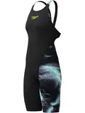 Speedo Fastskin Junior LZR Ignite Kneeskin - Electro Static/Black