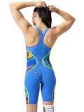 Speedo Fastskin LZR Pure Intent 2.0 Closedback Kneeskin - Molten Blur/Cobalt/Hyper Yellow