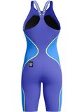 Speedo Fastskin LZR Pure Intent 2.0 Closedback Kneeskin - Deep Royal/Cobalt/Hyper Yellow