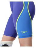Speedo Fastskin LZR Pure Intent 2.0 Closedback Kneeskin - Deep Royal/Cobalt/Hyper Yellow