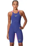 Speedo Fastskin LZR Valor 2.0 Openback Kneeskin - Navy/Jelly