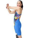 Speedo Fastskin LZR Pure Valor 2.0 Openback Kneeskin - Molten Blur/Cobalt