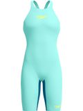 Speedo Fastskin LZR Pure Valor 2.0 Openback Kneeskin - Arctic Glass