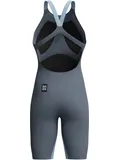 Speedo Fastskin LZR Pure Valor 2.0 Openback Kneeskin - Grey Lead/Arcadia Blue