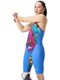 Speedo Fastskin LZR Pure Valor 2.0 Closedback Kneeskin - Molten Blur/Cobalt