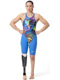 Speedo Fastskin LZR Pure Valor 2.0 Closedback Kneeskin - Molten Blur/Cobalt