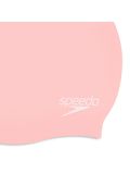 Speedo Plain Moulded Swim Cap - Cupid Coral