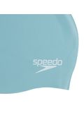 Speedo Plain Moulded Swim Cap - Sage