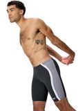 Speedo Mens Solid Spliced Jammers - Anthracite/Grey