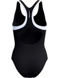 Speedo Double Racerback One Piece - Anthracite/White