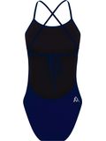 AMANZI Tie Back One Piece - Sapphire