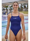 AMANZI Tie Back One Piece - Sapphire
