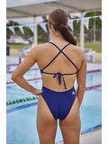 AMANZI Tie Back One Piece - Sapphire