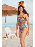 AMANZI Womens Pineapple Punch One Piece