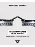Arena Airspeed Goggles - Silver Mirror/Black