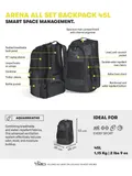 Arena All Set Backpack 45L - Sage