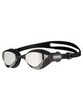 Arena Cobra Tri Swipe Goggles - Silver Mirror/Black
