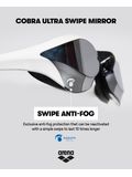 Arena Cobra Ultra Swipe Goggles - Silver Mirror/Pink